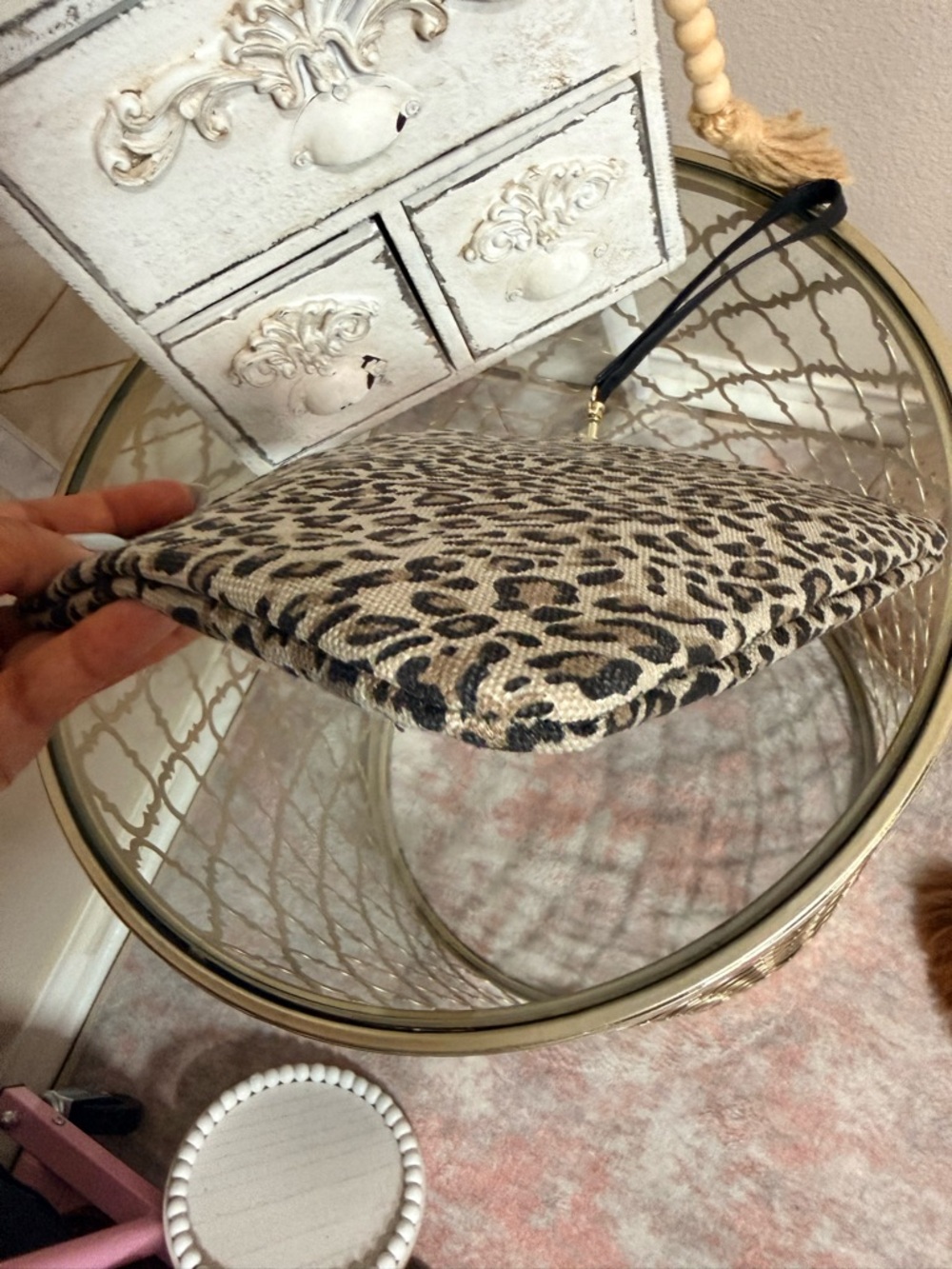 Vic & Lou Leopard Print Wristlet - Picture 4 of 6